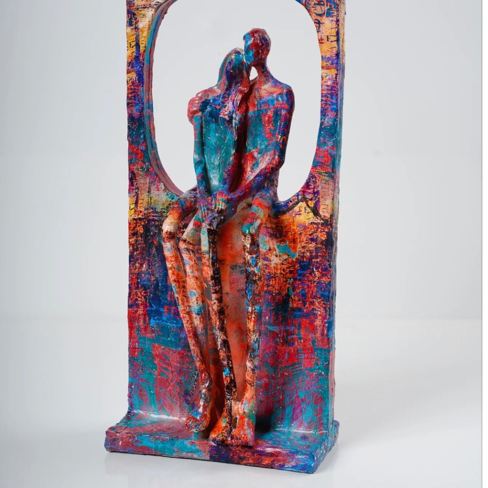 !4" Colorful Couple Collection Figurine